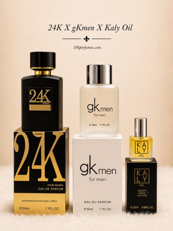 24K X GK Men X Kaly Oil Perfume Combo
