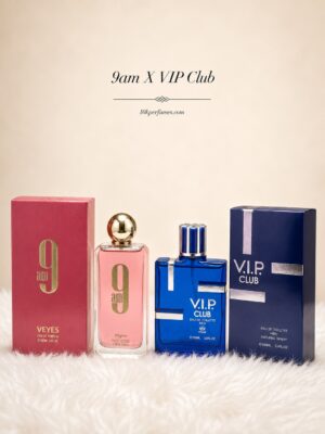 9AM(100ml) X VIP Club(100ml) Perfumes