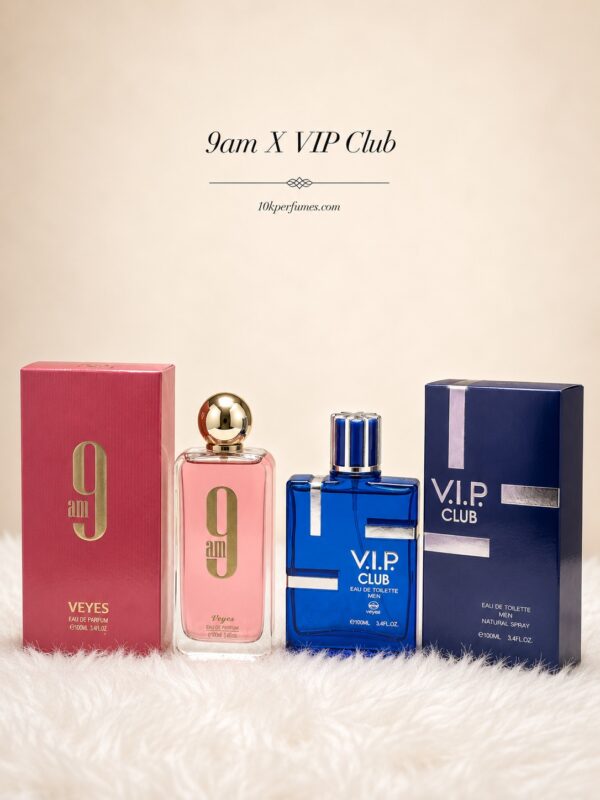 9AM(100ml) X VIP Club(100ml) Perfumes