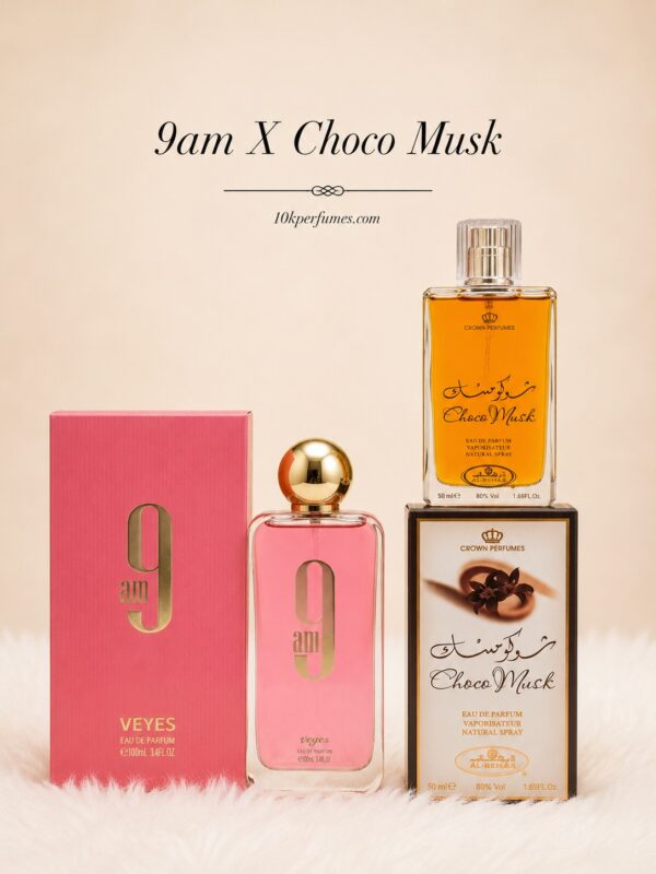 9AM (100ml) X Choco Musk (50ml) Perfumes