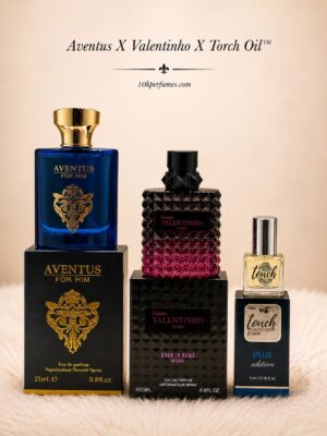 aventus Aventus (25ml) X Valentino (25ml) X Torch Oil Perfume Combo
