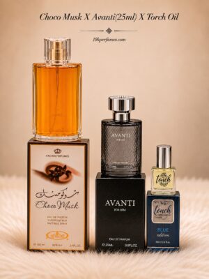 Choco Musk X Avanti (25ml) X Torch Oil Perfume Combo